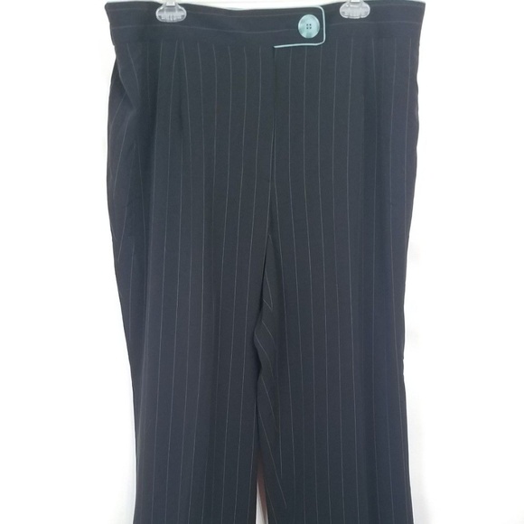 Dress Barn Pants Plus Size Black Aqua 20w Career Poshmark